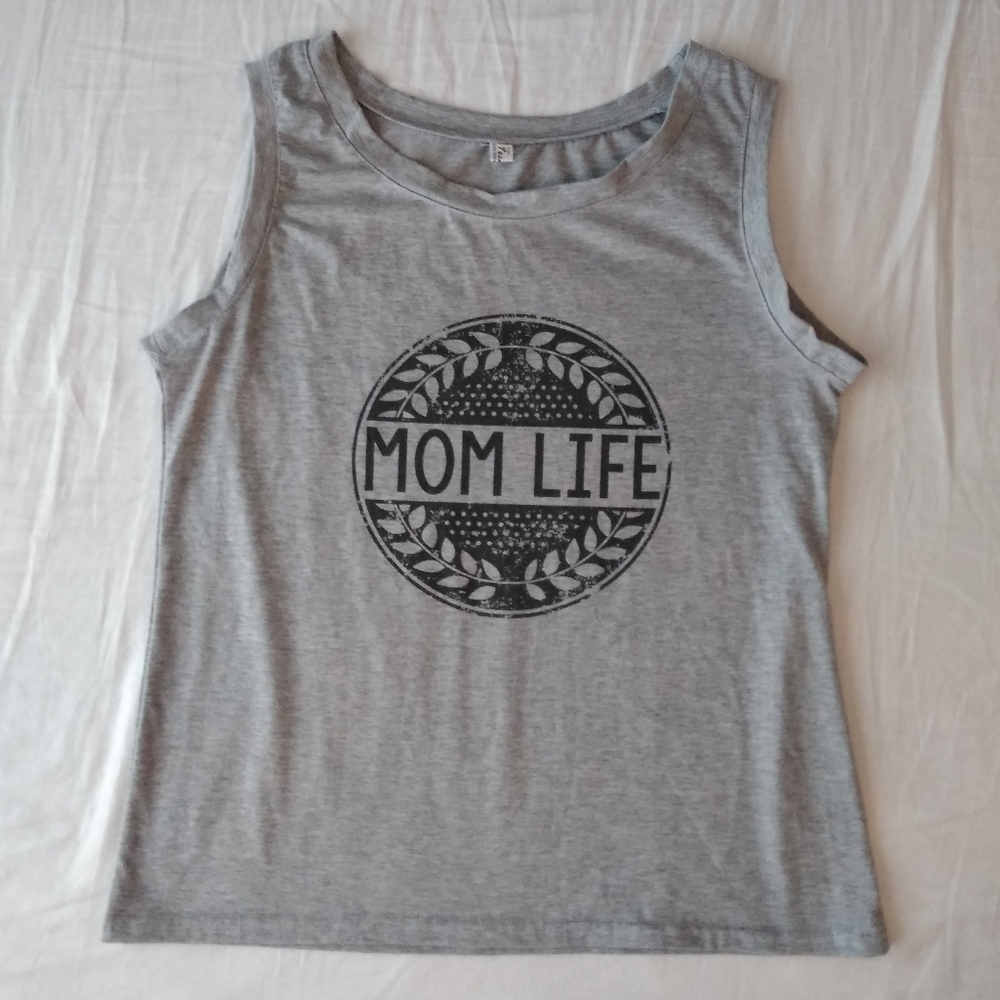 Mom Life Sleeveless Top Size Medium